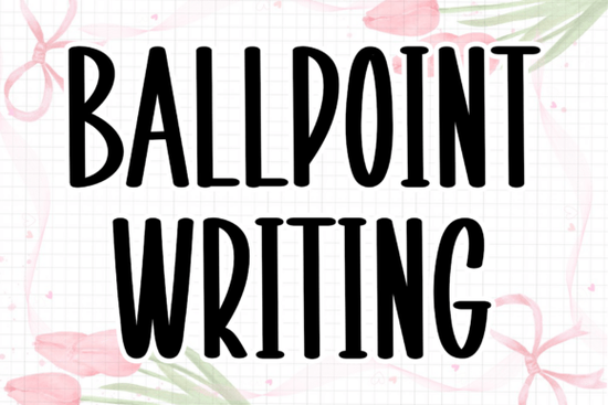 Ballpoint Writing Font